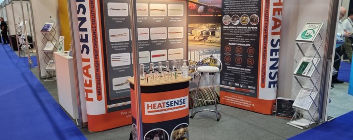 Heatsense Stand at The Advanced Engineering Exhibition 2021